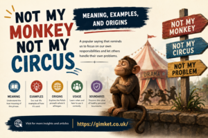 Not My Monkey Not My Circus Meaning, Examples, and Origins