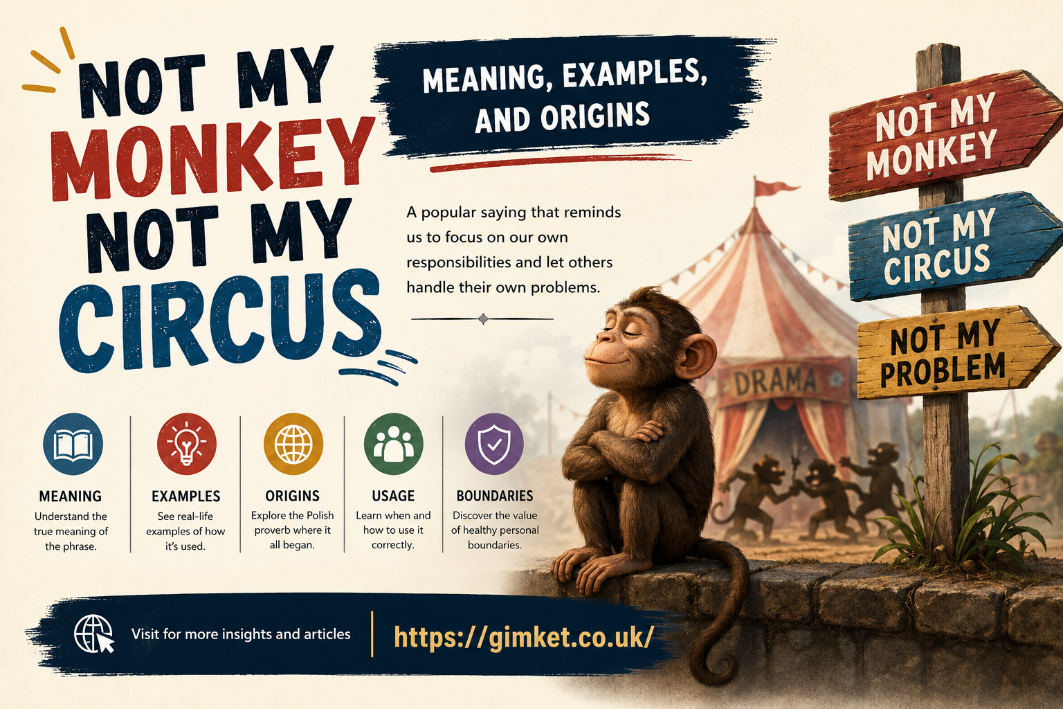 Not My Monkey Not My Circus