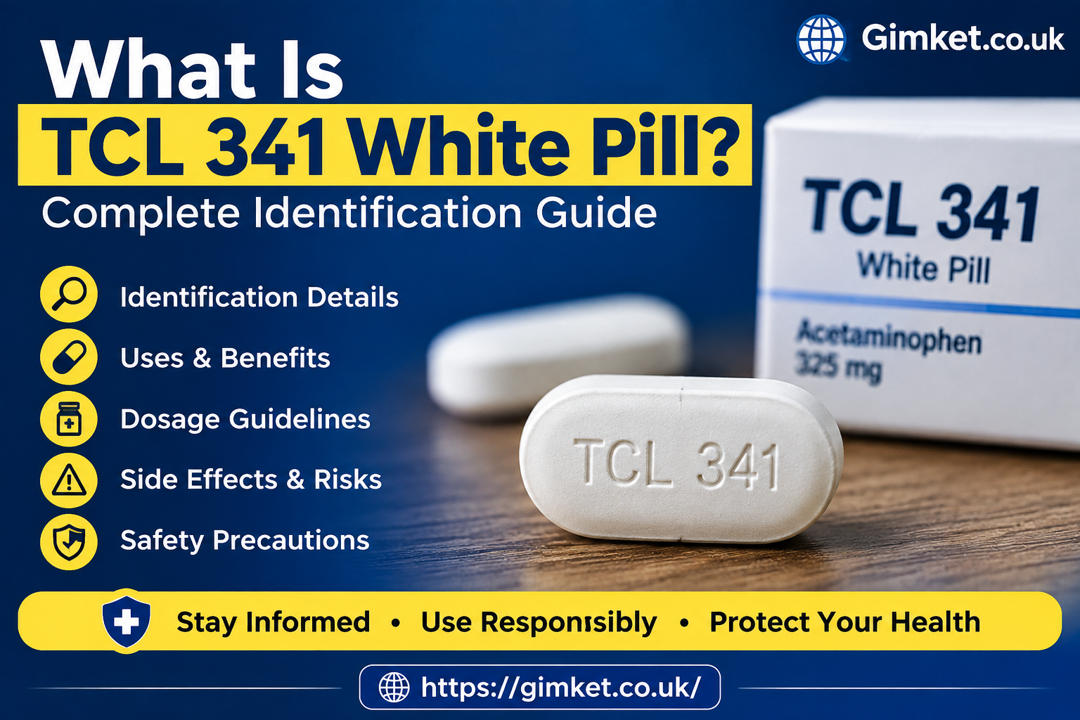 TCL 341 White Pill